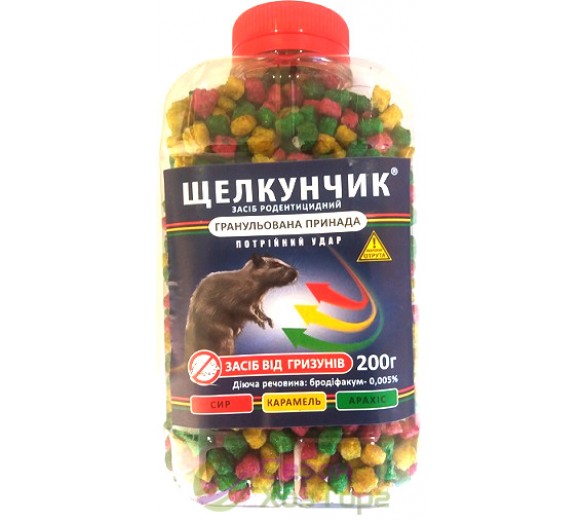 Лускунчик Гранули екструзійні Мікс у банці 190г